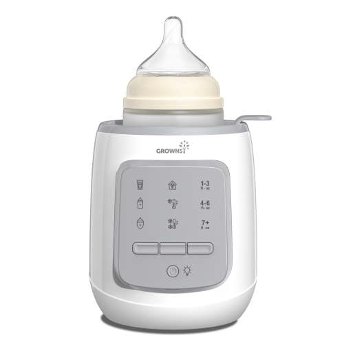 Grownsy Baby Bottle Warmer 9-in-1,Safe Warm Water Bath, Fits Most Feeding Bottles