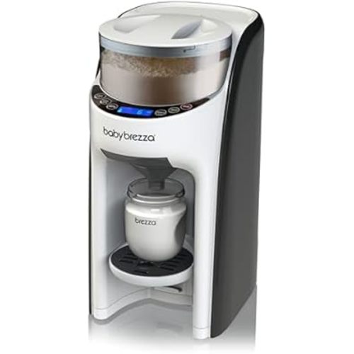 Baby Brezza New and Improved Formula Pro Advanced Formula Dispenser Machine - Automatically Mix a Warm Formula Bottle Instantly - Easily Make Bottle with Automatic Powder Blending, White