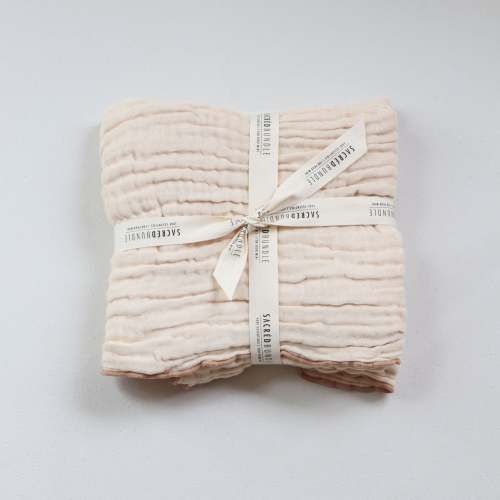 Organic Cotton Baby Blanket Crème