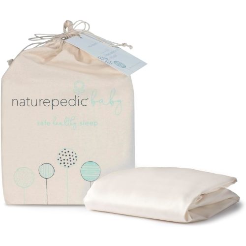 Naturepedic Organic Cotton Crib Sheets, Ivory