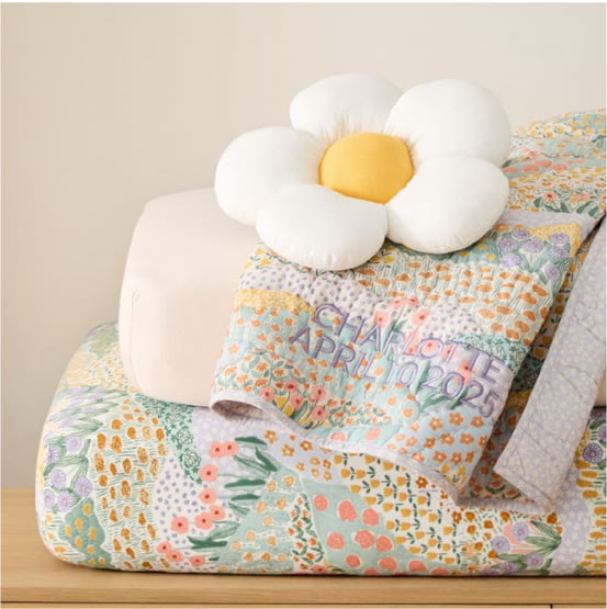 Flower Field Baby Bedding Collection | West Elm