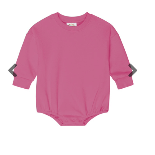 Blank Unisex Sweatshirt Bubble Romper