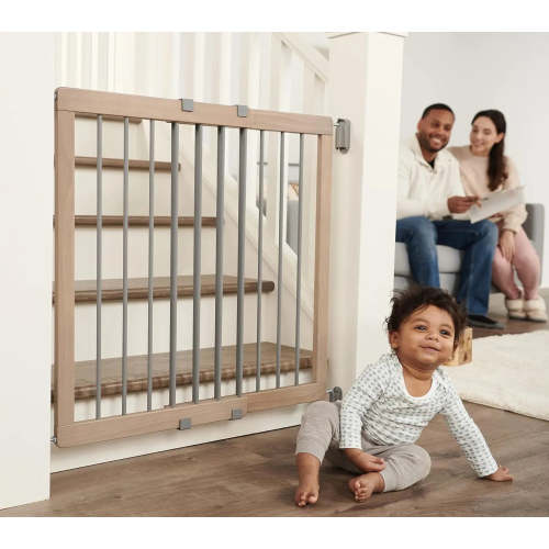 Wood Decor Top of Stair Gate 23.5-42"W x 30"H – REBEL