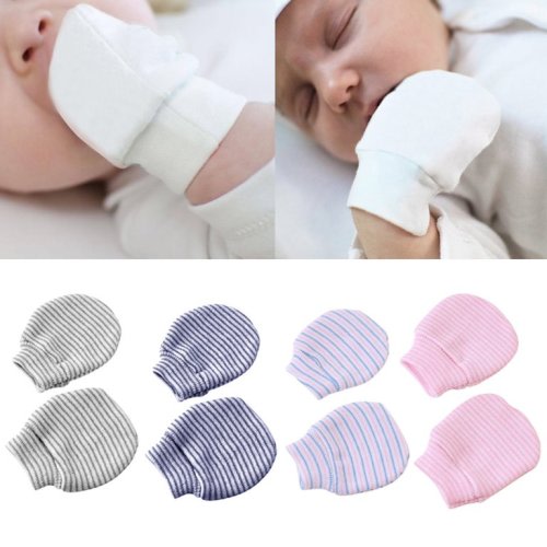 Windfall Baby Gloves Newborn Mittens Anti Scratch Winter Warm Infant Girl Boy Autumn Winter Cotton Anti-scratch Unisex Newborn 0-3 Months Old Baby Gloves