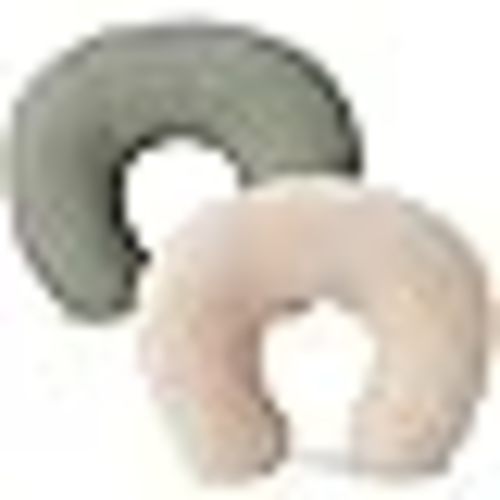 Amazon.com : Konssy Muslin Nursing Pillow Covers, Soft and Cute Nursing Covers for Breastfeeding Pillows, Ideal for Newborn Baby Boys and Girls (Fog Green, Cream) - 2 Pack : Baby
