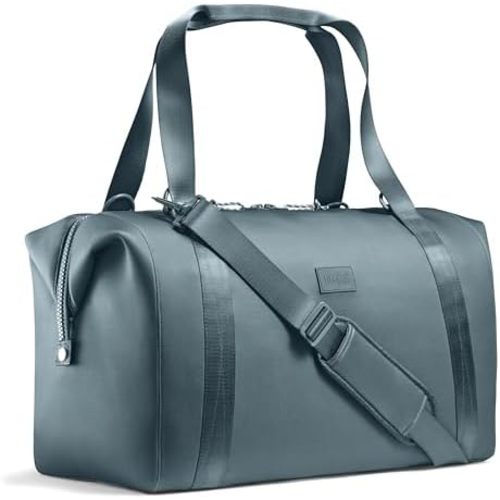 Fit & Fresh Premium Neoprene Weekender Bag With Trolley Sleeve - Large Overnight, Carry-on, Duffel, Gym, and Hospital Bag for Labor & Delivery