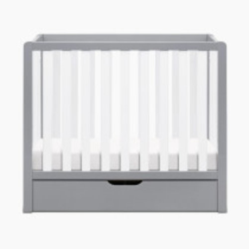 Carter's by daVinci Colby 4-in-1 Convertible Mini Crib with Trundle - Grey / White