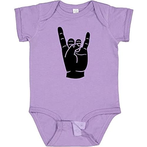 inktastic Rocker Horns Baby Bodysuit