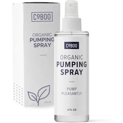 Pumping Spray 2 Fl Oz | Organic Skin Lubricant for Breast Pumping | Pump Flange Spray for Breast Shields | Vegan & Lanolin Free, Made in USA | Helps Sore Nipples & Clogged Milk Ducts