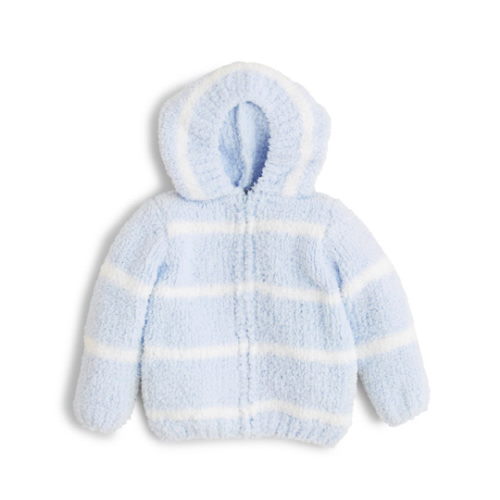 AngelDear Boys' Striped Hooded Jacket - 0-6
