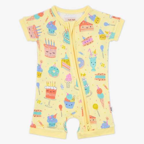 Frosted Fun Shorty Zippy | Little Sleepies