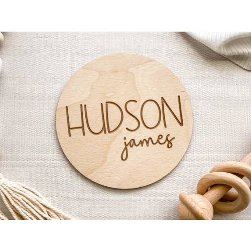 Baby Name Sign Birth Stats Sign Baby Name Announcement - Etsy