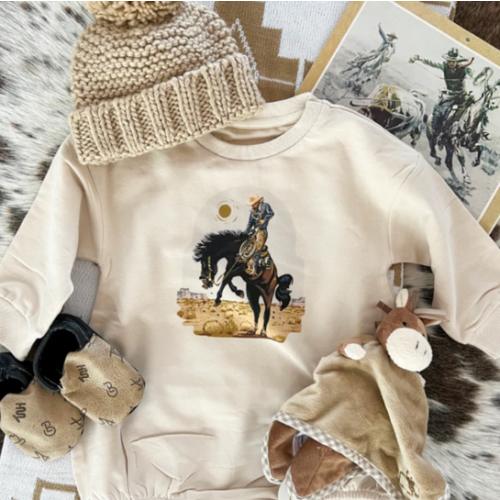 Ranch Bronc Bubble Romper