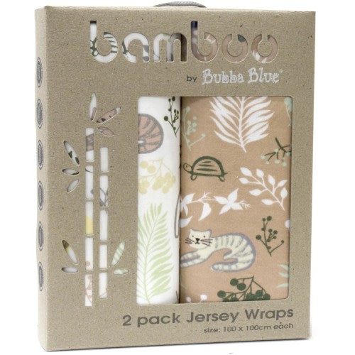 Bamboo by Bubba Blue Stretch Jersey Wraps 2 Pack