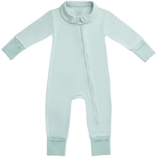 MON CHOU Convertible Footie Pajamas - Soft Organic Cotton Baby Pajamas - 100% Pima Cotton PJ’s & Luxury Newborn Sleepers