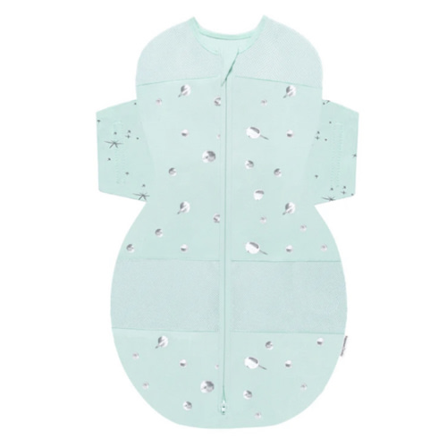 SNOO Sleep Sack – Teal Planets – Size: Small – Happiest Baby
