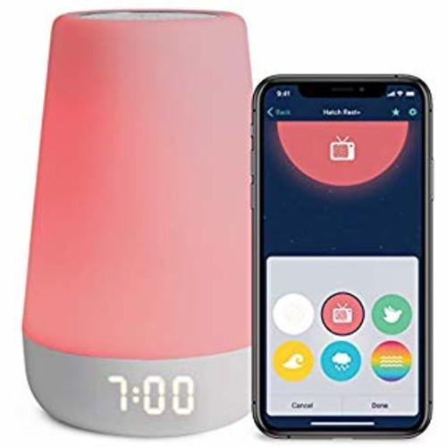 Hatch Rest Baby Sound Machine, Night Light, and Time-to-Rise Sleep Trainer