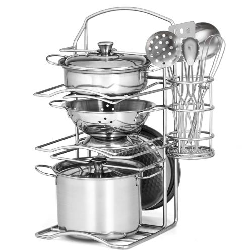 Amazon.com: 12Pcs Kids Pots and Pans Playset, Pretend Play Kitchen Set Toy Stainless Steel Pots and Pans Cooking Toys Accessories for Kids Toddler Age 3 Years Old : Toys & Games