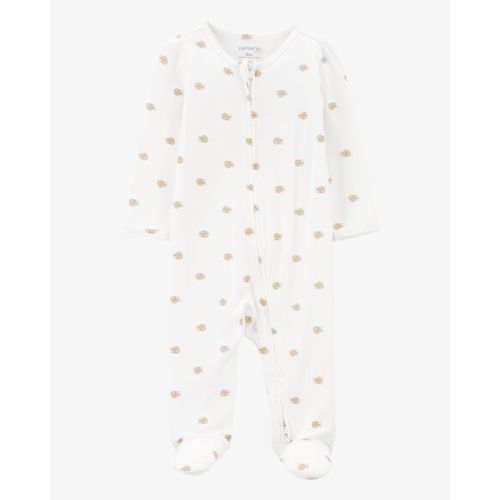 Baby Snail Print Zip-Up PurelySoft Sleep & Play Pajamas - Carter's | Carter's