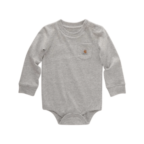 Baby Carhartt Pocket Long Sleeve Onesie | SCHEELS.com