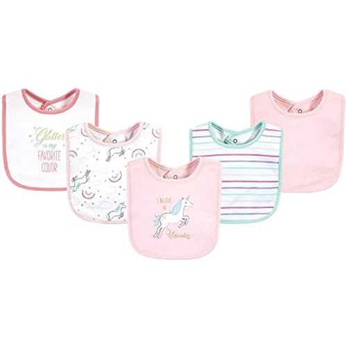 Hudson Baby Unisex BabyCotton Bibs