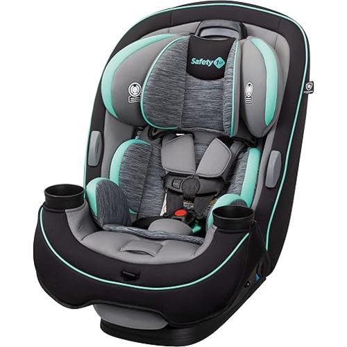 Safety 1st Grow and Go All-in-One Convertible Car Seat, Rear Facing Car Seat 5-40 lbs, Forward Facing Car 30–65 lbs, High Back Booster Seat 40-100 lbs, Aqua Pop
