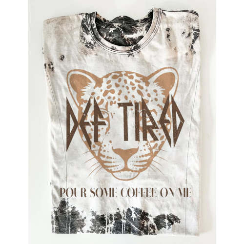 Tie Dye Def Tired Nursing T-shirt