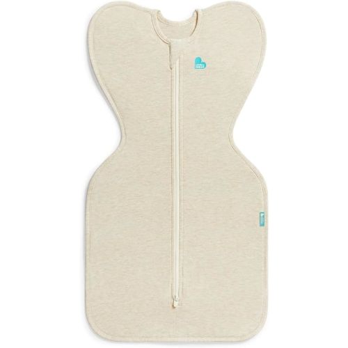Love to Dream Swaddle UP, Baby Sleep Sack, Self-Soothing Swaddles for Newborns, Get Longer Sleep, Secure Fit Helps Calm Startle Reflex, New Born Essentials for Baby, 1.0 TOG, 5-8.5 lbs, Oatmeal