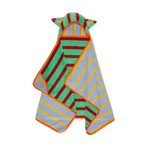 Dusen Dusen Hooded Kids’ Towel - Nicolas Stripe