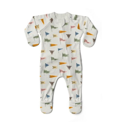 Goumikids Viscose Made From Bamboo + Organic Cotton Sleep And Play Footie