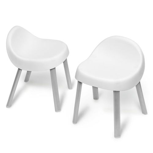 White Explore & More Kids Chairs | skiphop.com
