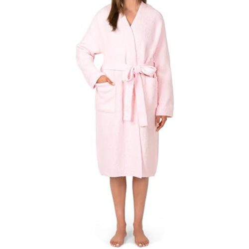 PAVILIA Premium Womens Plush Robe, Super Soft Fuzzy Bathrobe, Cozy Spa Robe with Pockets for Women