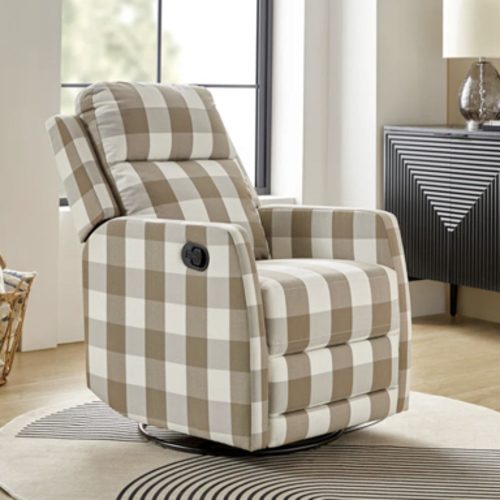 Caleya Modern Ergonomic Swivel Rocker Manual Recliner.l