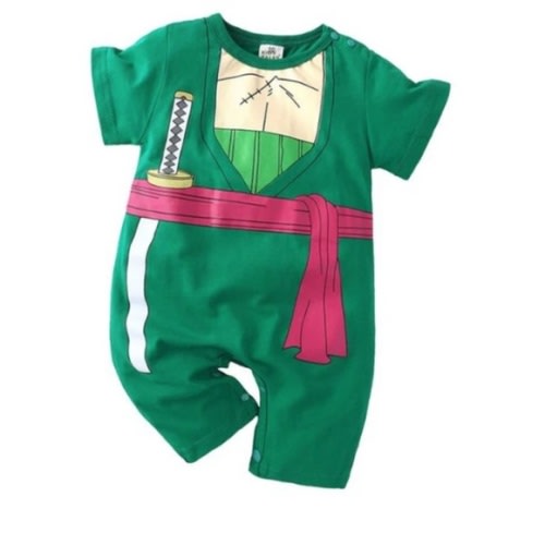 NEW - Yierying Anime Baby Rompers Cartoon Cosplay Jumpsuit. Zoro
