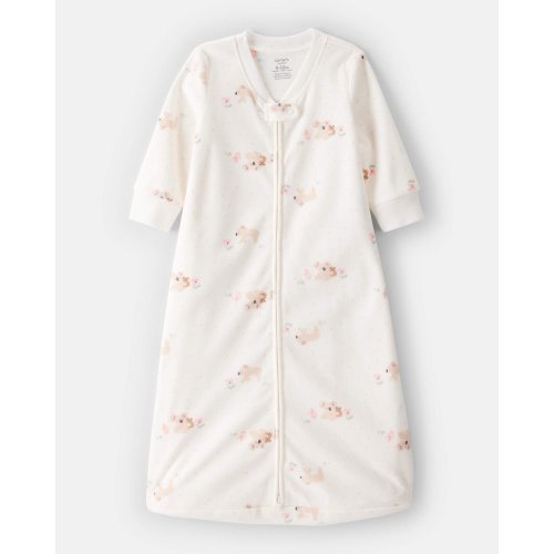 Baby Koala Print Loose Fit Long-Sleeve Wearable Blanket - White | Carter's