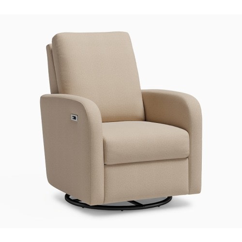 Harper Power Recliner Performance Plush Chenille Oatmeal