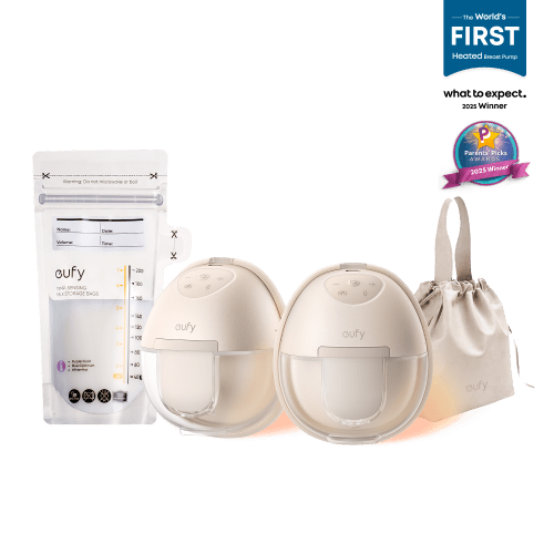 eufy Breast Pump S1 & Milk Bags(120 Pieces)