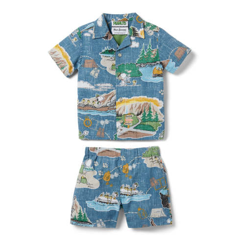 BEAGLE SCOUTS 50TH ANNIVERSARY TODDLER CABANA SET / Spooner Kloth