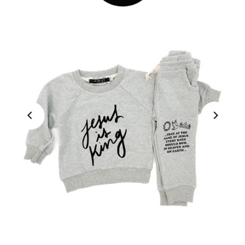 Jesus is King Sweat Suit