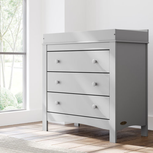 Noah 3 Drawer Chest with Changing Topper | Wayfair