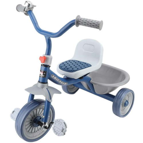 Mgaxyf Kids Tricycle for 1-4 Years Old, Toddler Bike Kids Trike for Balance Training, Toddler Tricycle with Pedals/Storage Basket, Baby Bike for Girls Boys with Bell/Adjustable Seat,Beginner Tricycle