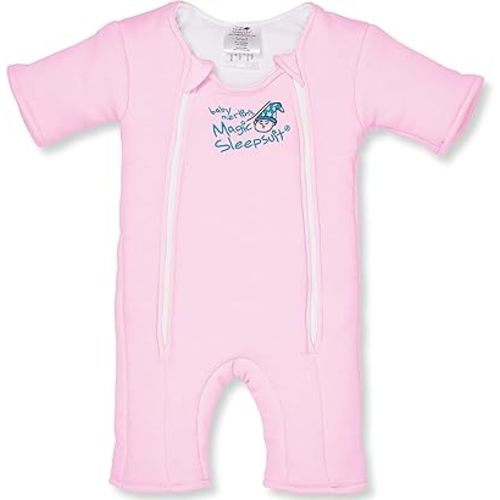 Magic Sleepsuit Baby Merlin's 100% Cotton Baby Transition Swaddle - Baby Sleep Suit - Pink colour - for 3-6 Months baby