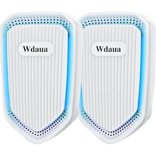 Plug In Air Purifier Negative Air Freshener for Home 4 Pack Air Ionizers for Dust Mites, Pets Odor Reducer Smoke Bedroom, Office, Basement Kitchen(4, White)