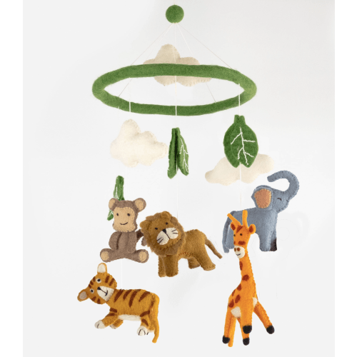 the winding road baby jungle animal mobile