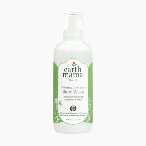 Earth Mama Calming Lavender Baby Wash - Calming Lavender, 34 oz