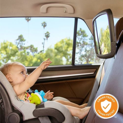 Munchkin Brica 360° Pivot Baby In-sight Adjustable Car Mirror - Black