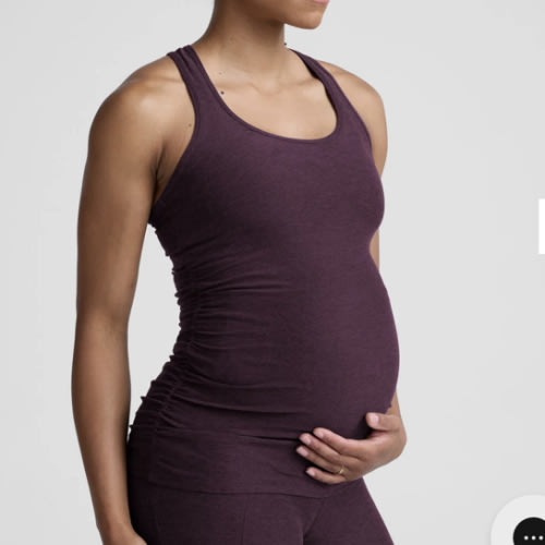 Featherweight Let it Grow Racerback Maternity Tank | Beyond Yoga