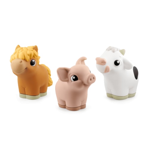 tonies My First Tonies: Farm Set - Cow, Pig and Horse Soft and Squeezable Audio Toy Figurines, Age Group 1+