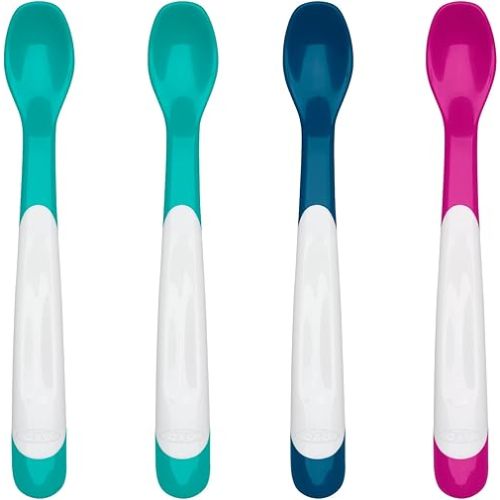 OXO Tot Infant Feeding Spoon, Multipack , 4 Count (Pack of 1)