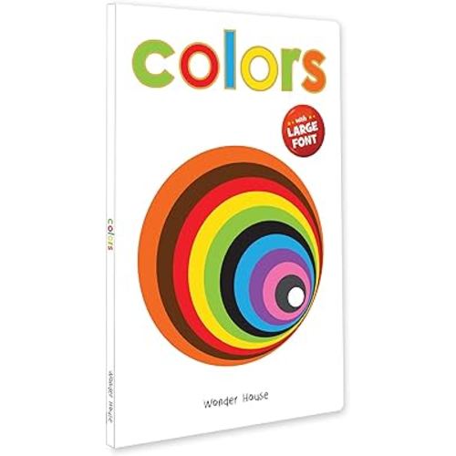 Colors: Early Learning Board Book With Large Font (Big Board Books)